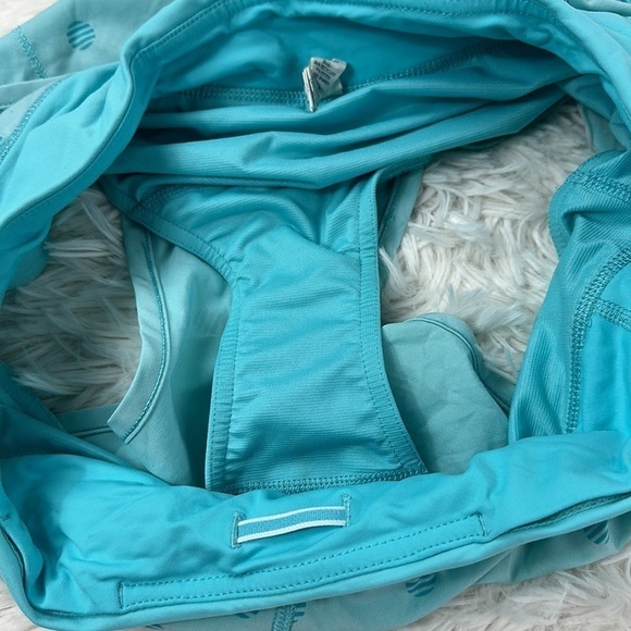 Lululemon Run: Speed Short *4-way Stretch Stripe Dot Printed Angel Blue / Angel - Picture 3 of 6